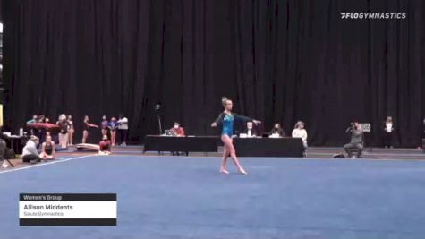 Allison Middents - Women's Group, Salute Gymnastics - 2021 Women's Xcel Region 4 Championships
