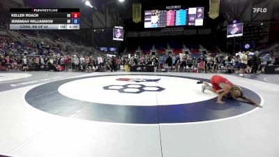 144 lbs Cons. Rd Of 64 - Keller Roach, OK vs Jeremiah Williamson, NV