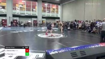 215 lbs Quarterfinal - Jayden Decoursey, Bear River vs Easton Thornley, Emery