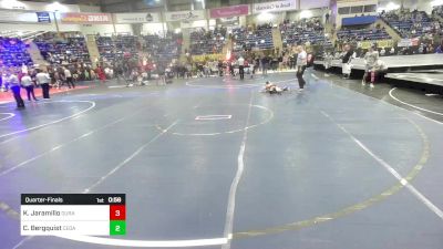 73 lbs Quarterfinal - Karson Jaramillo, Duran Elite vs Coleman Bergquist, Cedaredge Wrestling