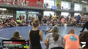 116 lbs Semis & 1st Wb (8 Team) - Karson Poe, Alabama Elite Black vs Justin Carson Thibodeaux, The Untouchables Black