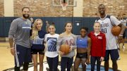 Gym & Basketball: Olympians Hang With the Dallas Mavericks