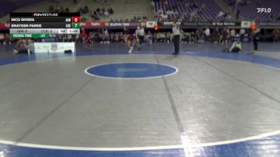 125 lbs 2nd Wrestleback (16 Team) - Brayden Parke, Coe vs Nico Rivera, Johnson & Wales (RI)