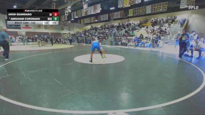 126 lbs Cons. Round 6 - Aron Guardado, South Bakersfield vs Abraham Coronado, McQueen