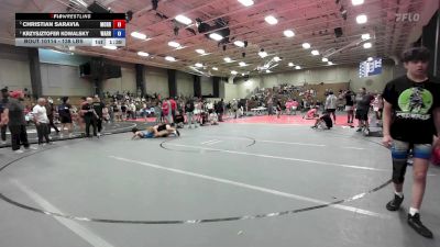 138 lbs 5th Place - Christian Saravia, Morris Fitness Wrestling Club vs Krzysjztofer Kowalsky, Warrior Elite Wrestling Club