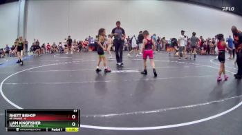 57 lbs Finals (2 Team) - Rhett Bishop, MF Savage vs Liam Kingfisher, Pedraza Wrestling