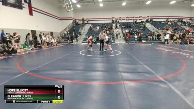 185 lbs Round 5 - Hope Elliott, Frisco Centennial (Girls) vs Eleanor Jukes, Prosper Rock Hill (Girls)