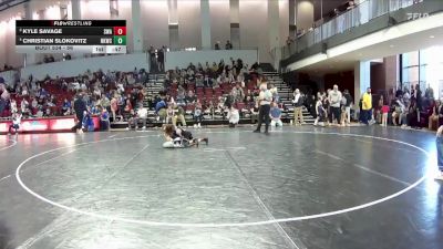 56 lbs 1st Place Match - Christian Slokovitz, New Kent Wrestling Club vs Kyle Savage, Scanlan Wrestling Academy
