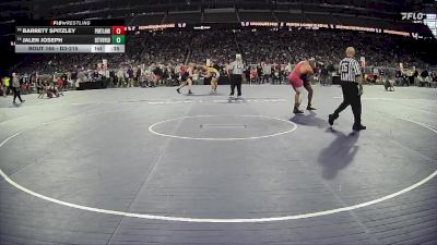 D3-215 lbs Cons. Round 1 - Jalen Joseph, Detroit Voyageur College Prep vs Barrett Spitzley, Portland