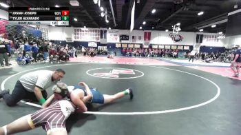 175 lbs Cons. Round 3 - Tyler Alvarado, Pacifica (Garden Grove) vs Josiah Joseph, West Covina