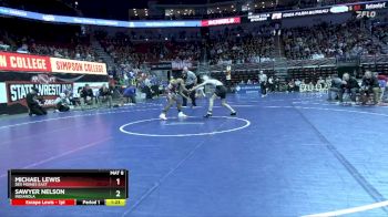 3A-106 lbs Champ. Round 1 - Sawyer Nelson, Indianola vs Michael Lewis, Des Moines East