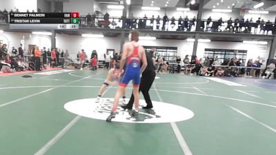 126 lbs Consi Of 8 #1 - Bennet Palmeri, Fairport vs Tristan Levin, Tottenville