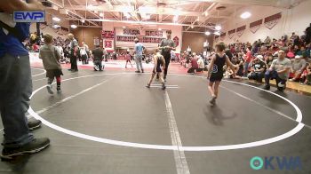 43 lbs Round Of 16 - Rowdy Tyler, Berryhill Wrestling Club vs Kane Leyba, Team Tulsa Wrestling Club