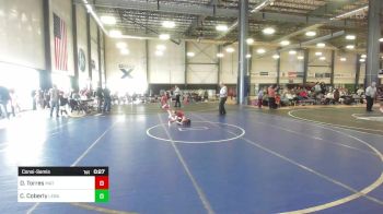 57 lbs Consolation - Daniel Torres, Mat Demon WC vs Cameron Coberly, Lebanon Mat Club