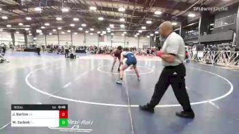 160 lbs Consi Of 16 #2 - Joshua Barlow, PA vs M Sadeek, FL