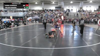 AA 150 lbs Champ. Round 1 - Kellen Sanders, Cleveland High School vs Bubba Robinson, Knoxville Halls High School