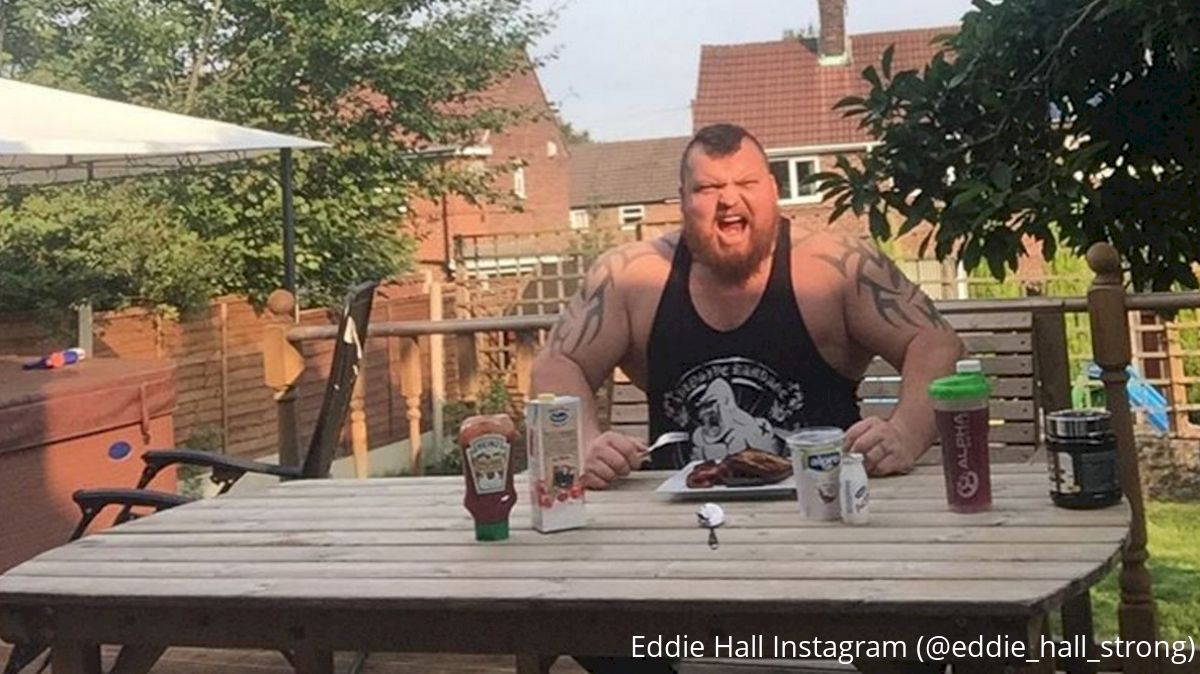 Eddie Hall Shows Off Arm-Wrestling Skills On Cooking Show