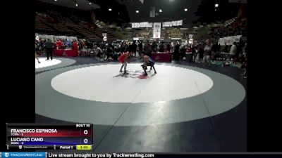 113 lbs Round 2 (16 Team) - Francisco Espinosa, TCWA vs Luciano Cano, BAWA