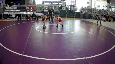 61 lbs Cons. Round 3 - Ezekiel Olsen, Fitness Fight Factory Wrestling Club vs Sebastian Ramirez, Vici Wrestling Club