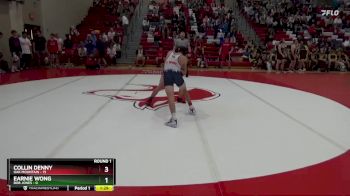 126 lbs Round 1 (16 Team) - Collin Denny, Oak Mountain vs Earnie Wong, Bob Jones