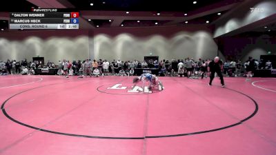 138 lbs Cons. Round 6 - Dalton Wenner, Pennsylvania vs Marcus Heck, Pennsylvania