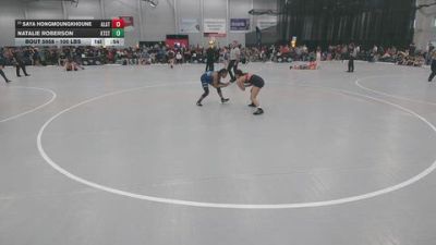 105 lbs Cons. Quarters - Saya Hongmoungkhoune, Alber Athletics vs Natalie Roberson, KT3 Style