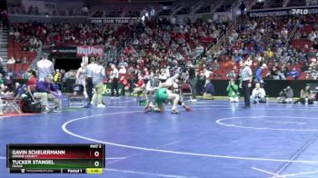 2A-157 lbs Semifinal - Tucker Stangel, Osage vs Gavin Scheuermann, Greene County