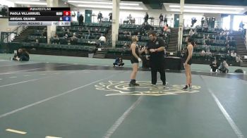 124 lbs Cons. Round 2 - Abigail Geairn, Albion vs Paola Villarruel, Manchester