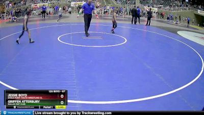 67 lbs Cons. Round 4 - Griffen Atterbury, Dallas Mat Club vs Jessie Boyd, Eagle Point Youth Wrestling Cl