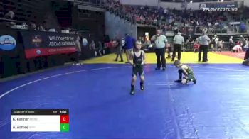 58 lbs Quarterfinal - Kasen Kellner, Monett vs Ashton Allfree, Slyfox Wrestling Academy