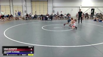 106 lbs Semis & 1st Wrestleback (8 Team) - Cole Schwartz, Pennsylvania Blue vs Drayger Cloward, Utah