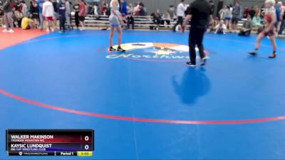 120 lbs Round 3 - Walker Makinson, Thunder Mountain WC vs Kaysic Lundquist, Big Cat Wrestling Club