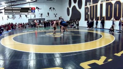160A Champ. Round 1 - Meghan Werbrich, Campbellsville University vs Rihanna Venegas, Grand Valley State University