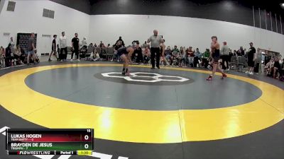 95 lbs Semis & 1st Wrestleback (8 Team) - Lukas Hogen, Team Batty vs Brayden De Jesus, Triumph