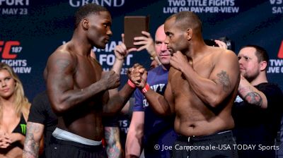 Video: Chaos Reigns For Daniel Cormier, Anthony Johnson, Pearl Gonzalez At UFC 210 Weigh-Ins
