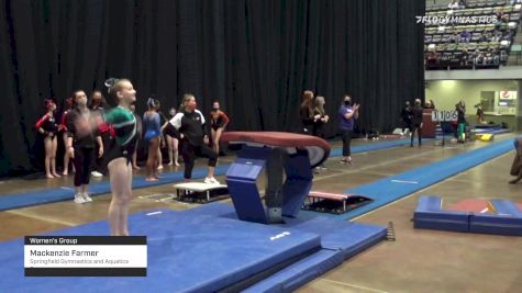 Mackenzie Farmer - Women's Group, Springfield Gymnastics and Aquatics Center - 2021 Women's Xcel Region 4 Championships