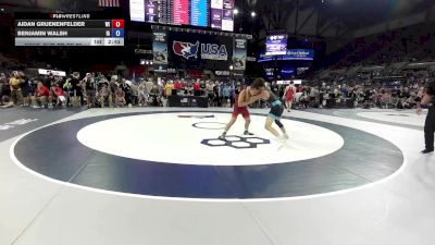 126 lbs Cons. Sub-rd Of 32 - Aidan Gruenenfelder, WI vs Benjamin Walsh, IA