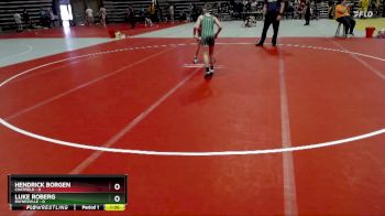 85 lbs Semis & 1st Wrestleback (8 Team) - Luke Roberg, Paynesville vs Hendrick Borgen, Chatfield