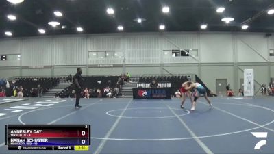 117 lbs Placement Matches (16 Team) - Annesley Day, Texas Blue vs Hanah Schuster, Minnesota Red