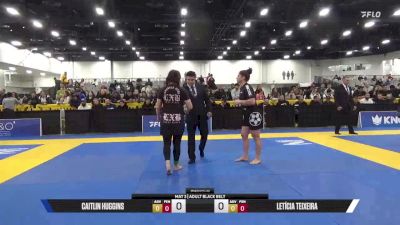 Letícia Teixeira vs Caitlin Huggins 2025 World IBJJF Jiu-Jitsu No-Gi Championship