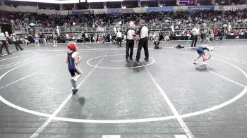 43 lbs Quarterfinal - Krew Kafer, Matpac Wrestling-ND vs Major Edwards, Twi