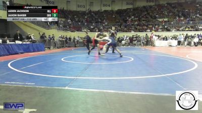 113 lbs Consi Of 64 #2 - Aiden Jackson, Hilldale vs Jaxon Baker, Enid Junior High