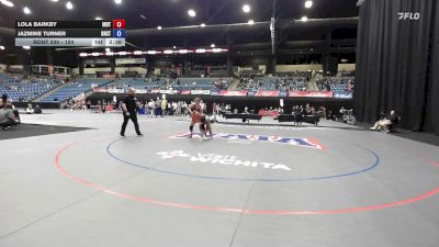 124 lbs Cons. Round 3 - Jazmine Turner, Dickinson State vs Lola Barkby, Indiana Tech
