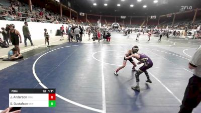 72 lbs Rr Rnd 2 - Jayce Anderson, Stout Wr Ac vs Gabriel Gustafson, New Mexico Bad Boyz