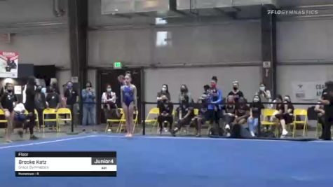 Brooke Katz - Floor, Grace Gymnastics - 2021 Region 1 Women's Championships