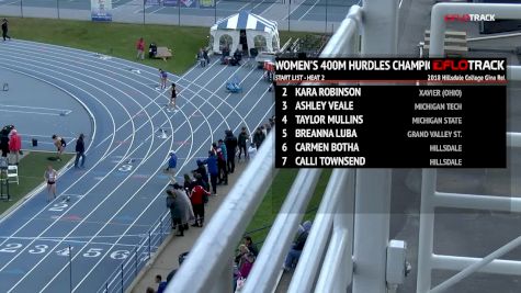 Women’s 400m Hurdles Championship, Heat 2