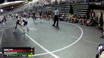 100 lbs Round 2 (6 Team) - Mark Tate, Utah vs Keaton Nelson, Kansas Cobra