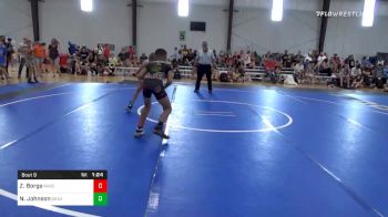 96 lbs Prelims - Zion Borge, Rare Breed Academy vs Noah Johnson, Greater Heights