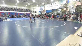 165 lbs Champ. Round 2 - Conner Christensen, Clearwater Valley vs Tanner Miller, Pocatello