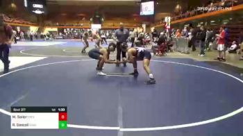 160 lbs Quarterfinal - Max Sailor, Spearfish Spartans vs Rocco Dascoli, Miami Columbus HS